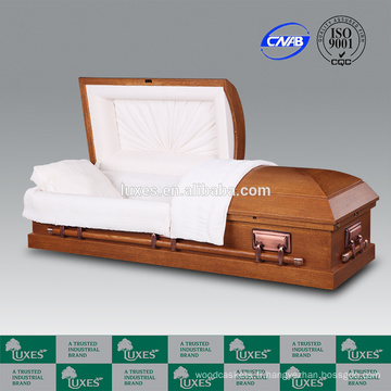 LUXES plaqué chêne cercueils funéraires cercueil Saunter-R